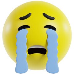 3D Cry Emoji © Thomas