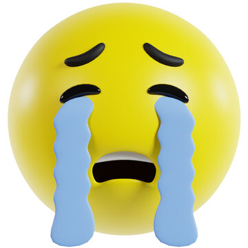 3D Cry Emoji