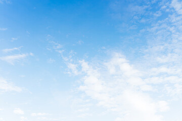 Fototapeta na wymiar blue sky with clouds in Tokyo Japan.