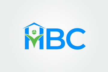 Letter HBC coalition logo design template element vector