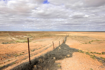 Dingo fence near Coober Pedy