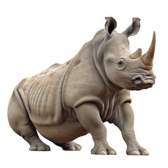 Naklejka premium rhinoceros