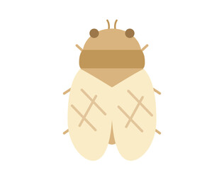 可愛いセミのイラスト