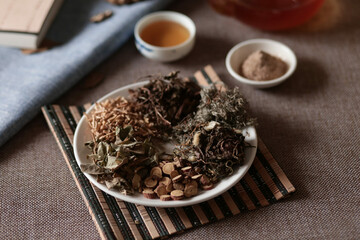Health preserving tea made from traditional Chinese medicine