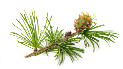 Larch branch with cone - 615022115