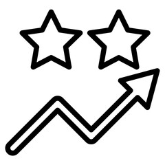 Obraz premium rating line