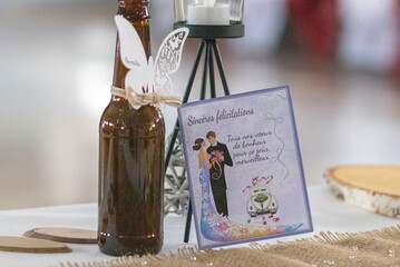 la table des mariés