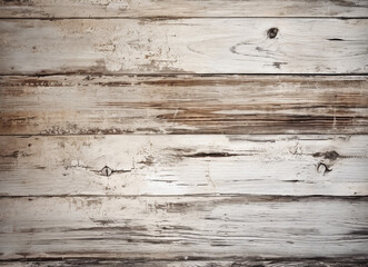 Fototapeta premium wood board white old style abstract background objects for furniture. Wooden panels horizontal background with copy space