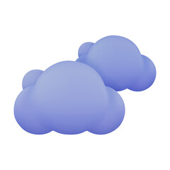 3D weather forecast icons Black cloud with thunder from a rainstorm. 3d illustration