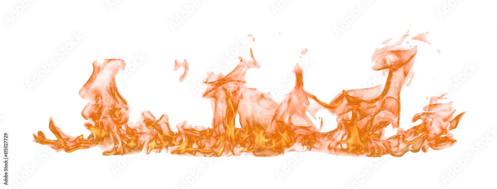 Aufkleber fire flame on transparent background isolated png..