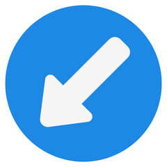 Keep left icon in flat style, use for website mobile app presentation