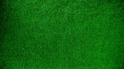 Tuinposter Green grass texture background grass garden concept used for making green background football pitch, Grass Golf, green lawn pattern textured background...... © Sittipol 