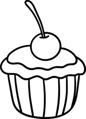 Birthday cake candle desert