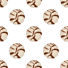 Pattern homemade cookie different taste in pastry biscuit