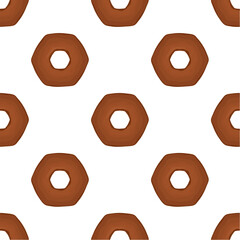 Pattern homemade cookie different taste in pastry biscuit