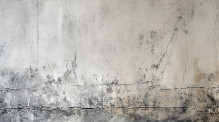Obraz premium texture of an old concrete wall cracked with dirt and mold. Generative Ai. 