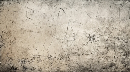 old cracked concrete wall. Generative Ai. 