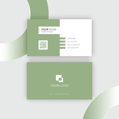 Modern business card design template