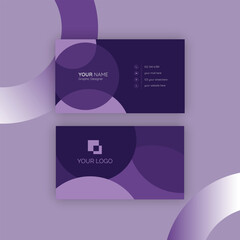 Modern business card design template