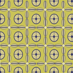 Gold Floor Joint Farm Wallpaper Pattern