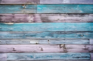 Horizontal rustic greenish purple pastel paint on wood plank, painted wood texture for decoration, resource interior design