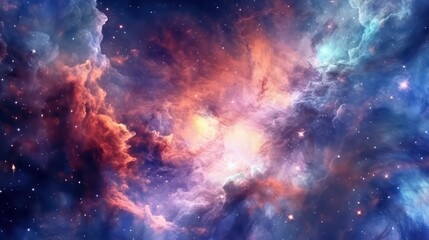 Fototapeta premium colorful space background