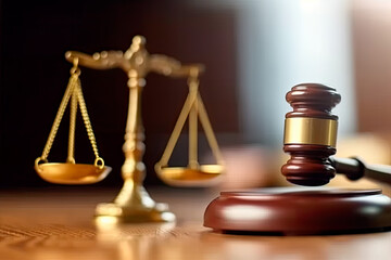 judge, hammer, wood, court, scale, generative ai