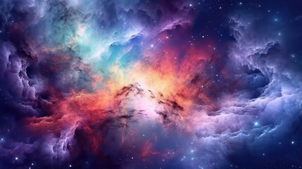 Fototapeta premium colorful space background