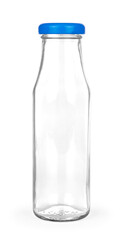 milk bottle isolated on white