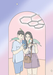 picture with boyfriend