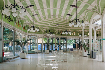 Vichy, France - June 18, 2023: Thermal springs and mineral waters in Vichy, France © Andrei Antipov