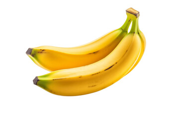Yellow Banana Transparent Isolated Fruit, AI