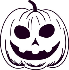 doodles halloween elements ghost ghost pumpkin vector illustration