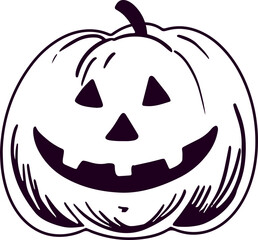 doodles halloween elements ghost ghost pumpkin vector illustration