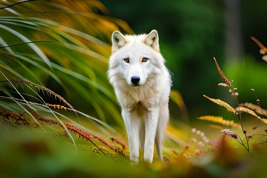 wolf in the forest Generated AI