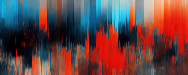 Color distortion glitch background fuzzy noise