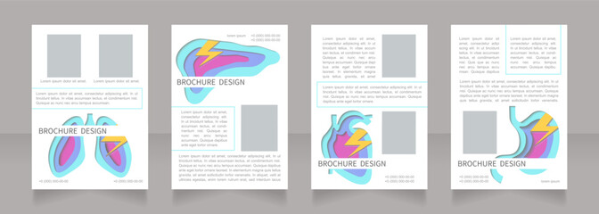 Organ disorders reasons and therapy blank brochure layout design. Vertical poster template set with empty copy space for text. Premade corporate reports collection. Editable flyer paper pages