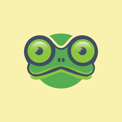 frog icon vector. Animal icon button, vector, sign, symbol, logo, illustration, editable stroke, flat design style.