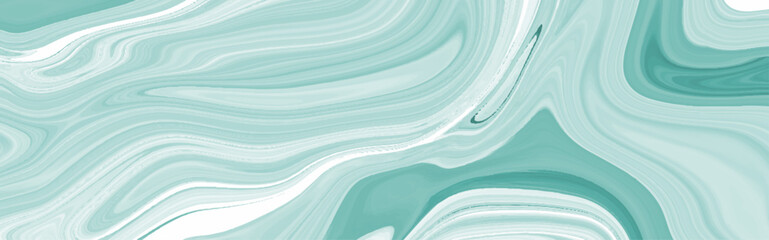 Luxurious green liquid marble surface design. Abstract aqua gree acrylic pours liquid marble surface design. Beautiful fluid abstract paint background. close-up fragment of acrylic painting on canvas.