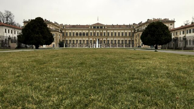 Panoramic view of Villa Reale in Monza