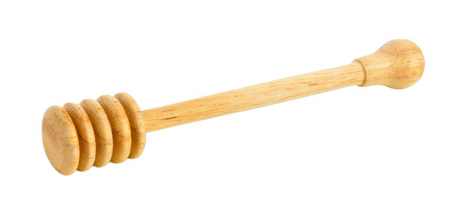 wooden honey stick isolated on transparent png