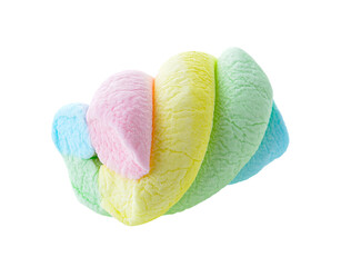 Marshmallows isolated on transparent png