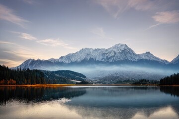 lake in the mountains