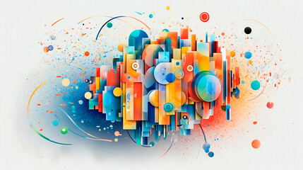 Obraz premium Unlocking the Power of Digital Analytics: Google Logos Showcase the E-Business Benefits of Technology and Data-Tracking. Generative AI Автор: AIGen. Generative AI