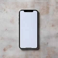 A beautiful background with iphone mockup. Generative AI.