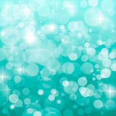 Green bokeh abstract light background