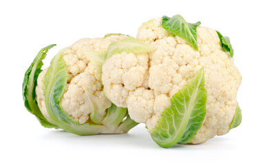 Cauliflower isolated on white background