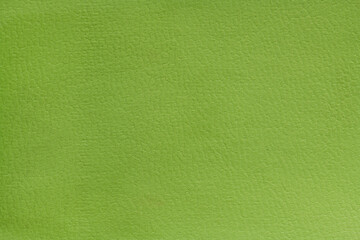 Green artificial leather with large texture. Artificial skin. Close-up. Background. Texture.
