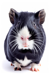 guinea pig on white background