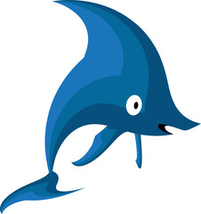 Obraz premium tri-blue fish